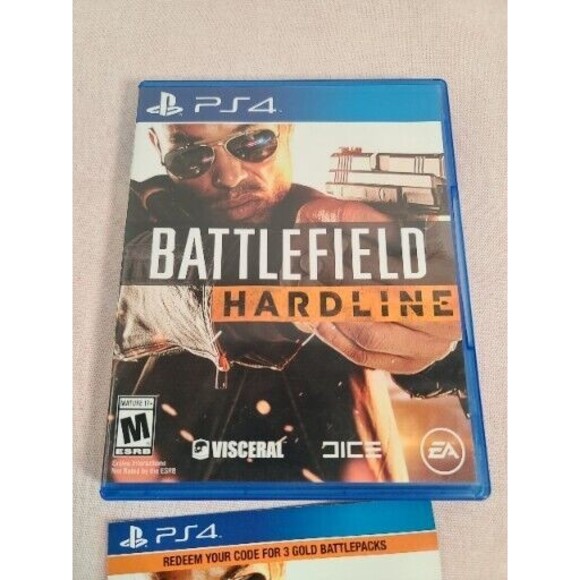 PS4 Battlefield Hardline - PlayStation 4 CIB TESTED Works  Game Videogame - Picture 2 of 9